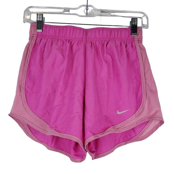 Nike Tempo Lined Running Shorts Womens XS Pink Stretch Waist New With Tags - Picture 2 of 9
